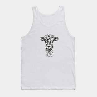 Cute cow Tank Top